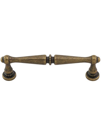 Edwardian Cabinet Pull - 3 3/4 inch Center-to-Center in German Bronze.